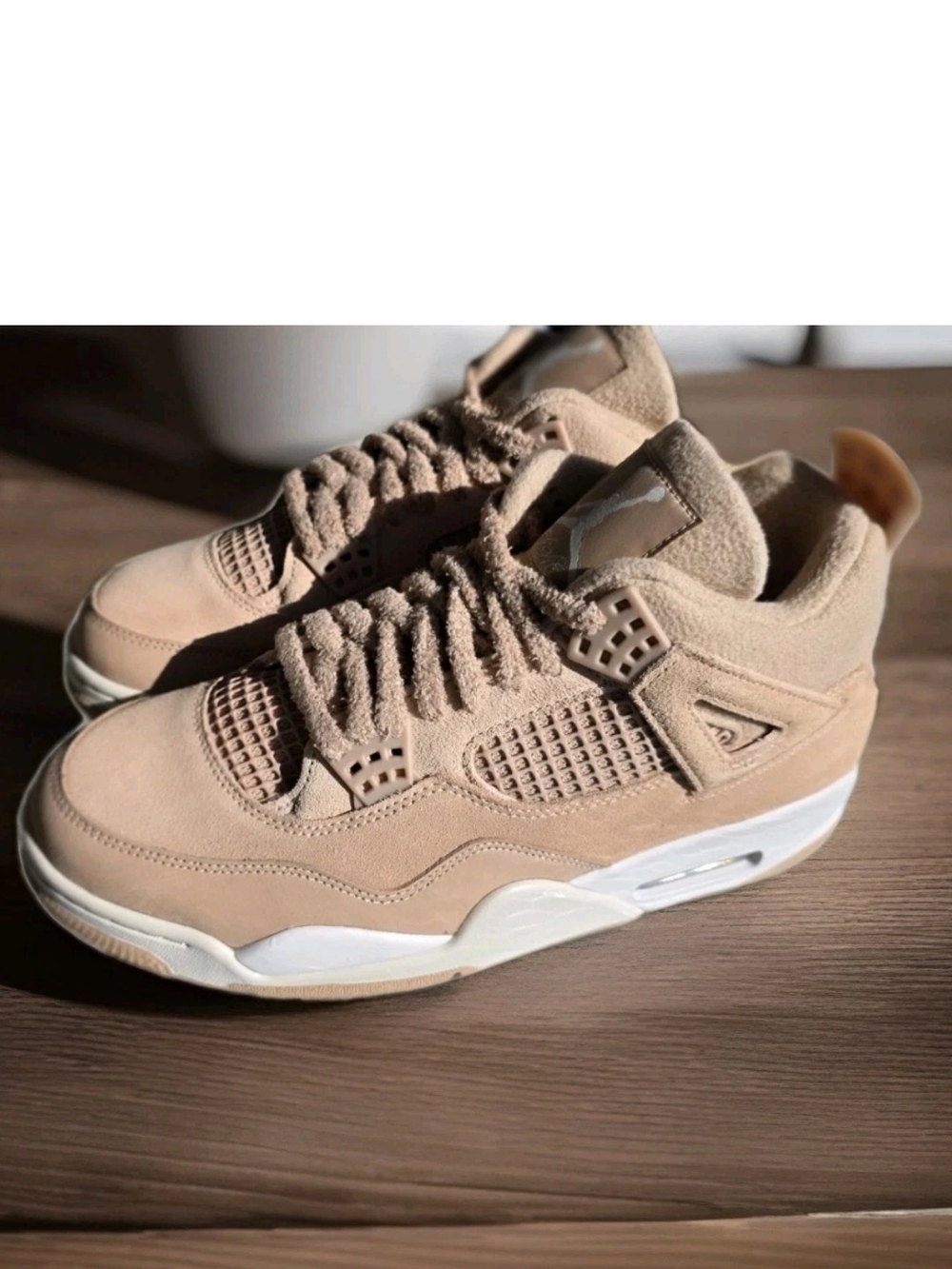 W- 9 - Men's-7 Air Jordan 4 Retro  W Rare Authentic
